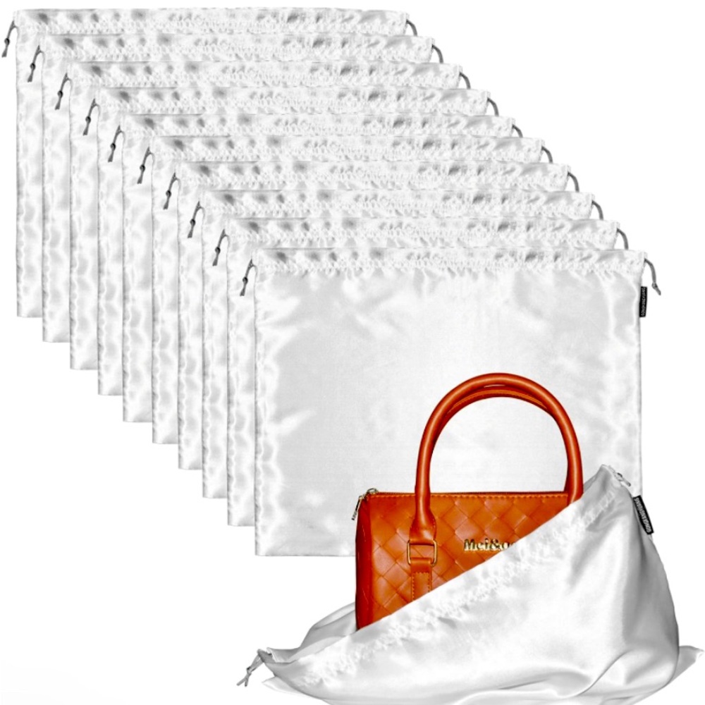Buy Now- Set of 10 Silk Dustbags for Purse Resell Packaging